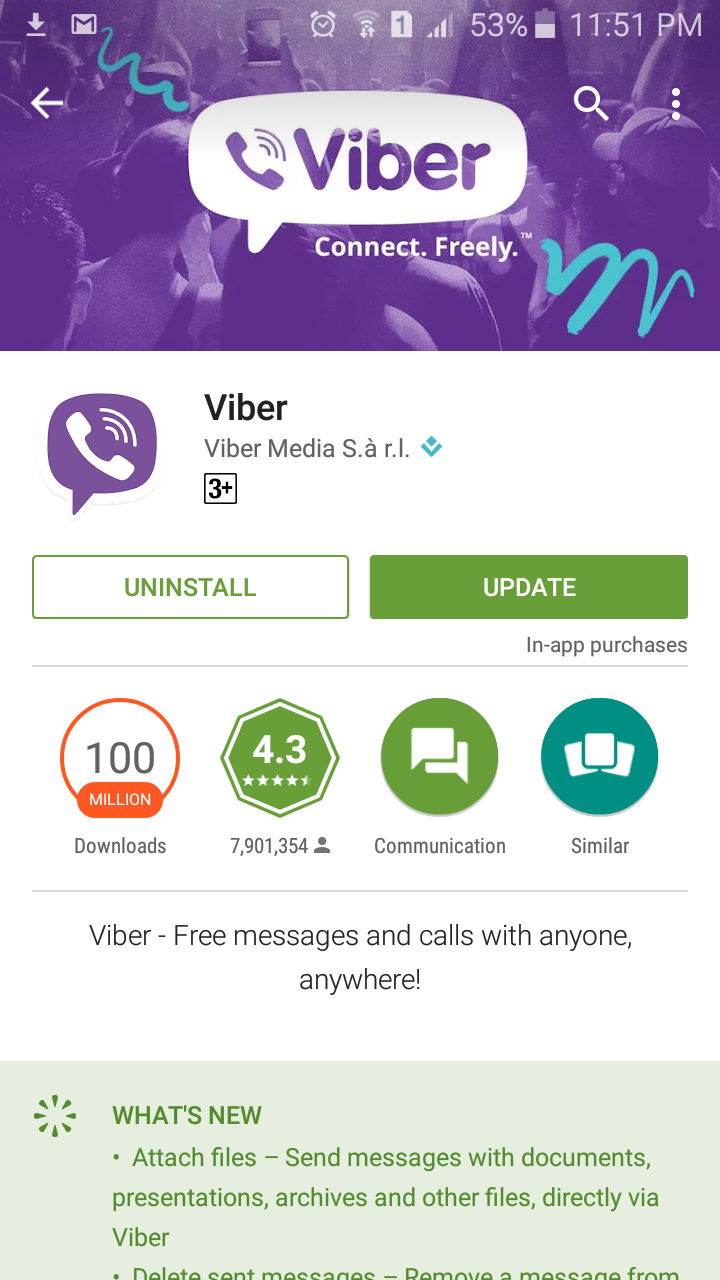 Viber 20.3.0 download the last version for android